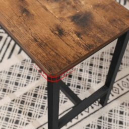 Songmics Vasagle Table Benches, Set Of 2, Industrial Style Indoor Benches, 108 X 32.5 X 50 Cm, Durable Metal Frame (Table Not Included) - thumbnail 5