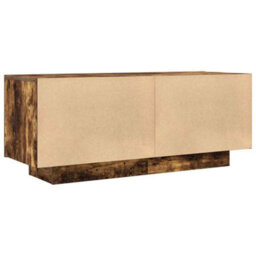 Walplus Tv Cabinet Smoked Oak 100X35X40 Cm Engineered Wood - thumbnail 6