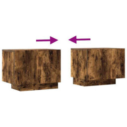 Walplus Tv Cabinet Smoked Oak 100X35X40 Cm Engineered Wood - thumbnail 8