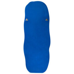 Beliani Wall Mirror Beaune 56 Cm 160 Cm Velvet Blue - thumbnail 5