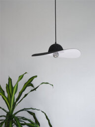 Osram Decor Felt Hat Pendant Ceiling Light E27 Dark Grey Felt Max 6W Led Modern - thumbnail 7
