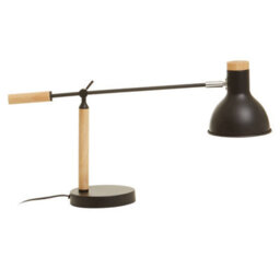 Orsina Matte Black Table Lamp, Easy To Assemble Bedside Table Light, Eco-Friendly Lamp For Table Living Room - thumbnail 4