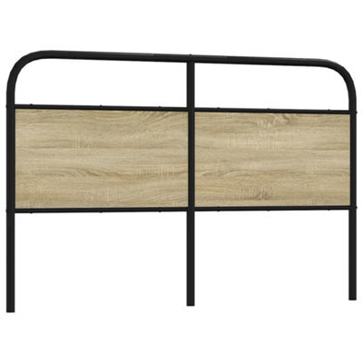 Berkfield Headboard Sonoma Oak 160 Cm Steel And Engineered Wood - image 1