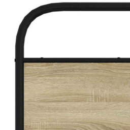 Berkfield Headboard Sonoma Oak 160 Cm Steel And Engineered Wood - thumbnail 6