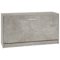Berkfield Shoe Bench Concrete Grey 80X24X45 Cm Engineered Wood - thumbnail 2