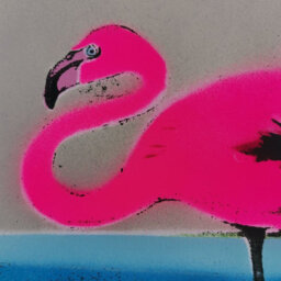 Flamingoes 29 X 42 X 0 Cm (11.4 X 16.5 X 0 Inches) - thumbnail 4