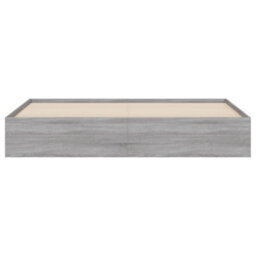 Berkfield Bed Frame With Drawers Without Mattress Grey Sonoma 160X200 Cm - thumbnail 6