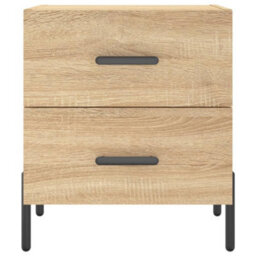 Berkfield Bedside Cabinet Sonoma Oak 40X35X47.5 Cm Engineered Wood - thumbnail 6