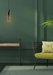Lucide Orlando Glass Ceiling Pendant Light Smoked Grey - thumbnail 3