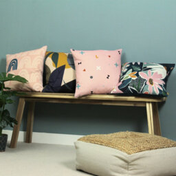 Furn. Bitsa Abstract 100% Recycled Polyester Filled Cushion - thumbnail 5