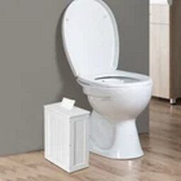 Bathroom Storage Cabinet Slimline Toilet Roll Paper Holder Box - thumbnail 3