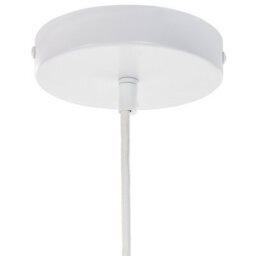 Beliani Boho Modern Pendant Lamp Beige Fabric Shade 178 Cm Drop - Dining Room Light - thumbnail 7