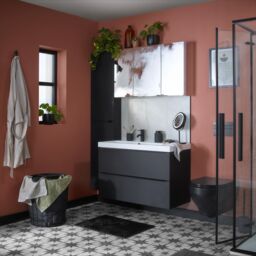 GoodHome Imandra Compact Matt Mirror Effect Triple Bathroom Cabinet Mirrored (H)600mm (W)1000mm - thumbnail 6