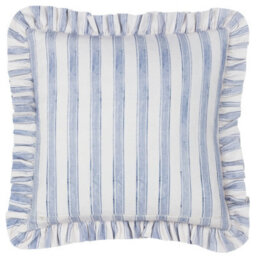 Furn. Noortje Ruffle Bows Printed Polyester Filled Cushion - thumbnail 2