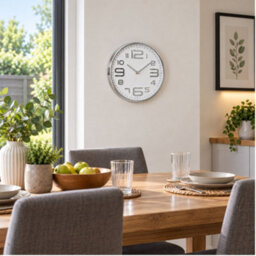 10 Inch Round Kitchen Wall Clock - thumbnail 2