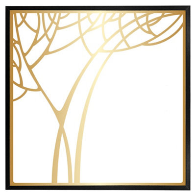 "Andrew Lee Golden Tree (Picutre Frame) / 12X12"" / Oak" - image 1