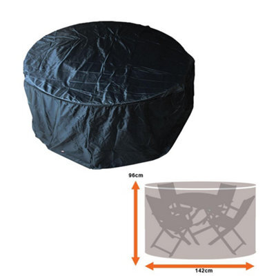 Kct Weatherproof Outdoor Garden Patio Rattan Furniture Cover - Round Small - image 1