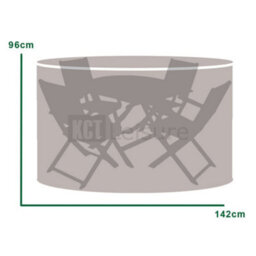 Kct Weatherproof Outdoor Garden Patio Rattan Furniture Cover - Round Small - thumbnail 4