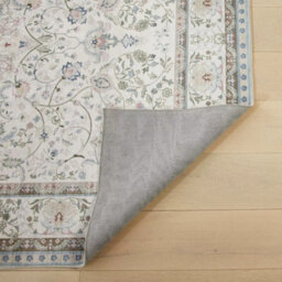 Concept Looms Liberty Pastel Washable Rug 120 X 180 Cm - Soft Velvet Feel, Non-Slip Backing, Short Pile, Neutral Indoor Rug - thumbnail 3