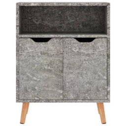 Berkfield Sideboard Concrete Grey 60X30X72 Cm Engineered Wood - thumbnail 3