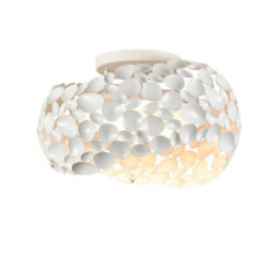 Luminosa Lighting Luminosa Narisa 5 Light Flush Ceiling Light Matt White, G9 - Uk Stock - thumbnail 3