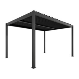 Agadon Aluminium Pergola Shading System 300 X 400 Cm Anthracite - 5 Year Guarantee - thumbnail 4