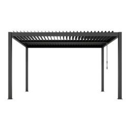 Agadon Aluminium Pergola Shading System 300 X 400 Cm Anthracite - 5 Year Guarantee - thumbnail 3