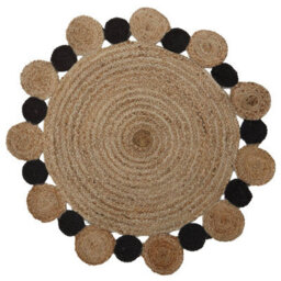 Orsina Bosie By Premier Demir Small Round Jute Rug