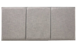 "Slumbre Alton Turin Linen 6Ft Super King 20"" Headboard -  Silver"