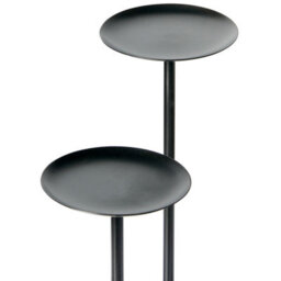 Beliani Candle Holder Lamego Metal 23 Cm Black - thumbnail 5