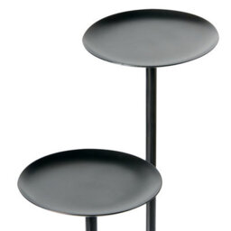 Beliani Candle Holder Lamego Metal 23 Cm Black - thumbnail 8