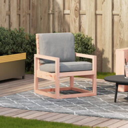 Berkfield Garden Chair 57.5X63X76 Cm Solid Wood Douglas - thumbnail 3