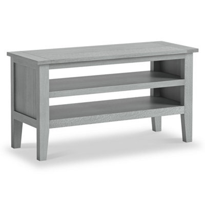 Elise Grey Acacia Wooden 90Cm Small Tv Unit By Roseland Furniture - image 1