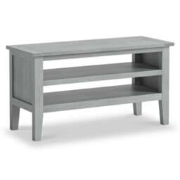 Elise Grey Acacia Wooden 90Cm Small Tv Unit By Roseland Furniture - thumbnail 1
