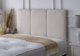 "Slumbre Alton Chenille 2Ft6 Small Single 24"" Headboard - Stone"