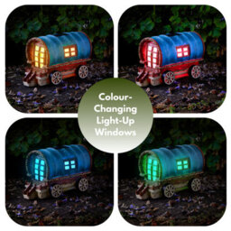 Marco Paul Solar Light Up Fairy House Outdoor Garden Solar Lights - thumbnail 7