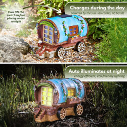 Marco Paul Solar Light Up Fairy House Outdoor Garden Solar Lights - thumbnail 6