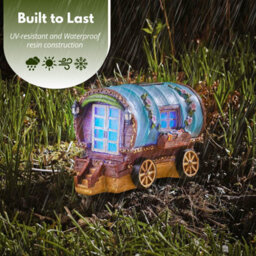 Marco Paul Solar Light Up Fairy House Outdoor Garden Solar Lights - thumbnail 5