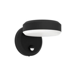 Eglo Fornaci Outdoor Led Wall Light With Motion Sensor, Warm White 3000K, Ip44 Weatherproof, Black Steel Housing - thumbnail 2