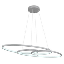 Luminosa Lighting Luminosa Spira Pendant Ceiling Light Silver Colored Matt 2X Led 2700-6500K - thumbnail 5