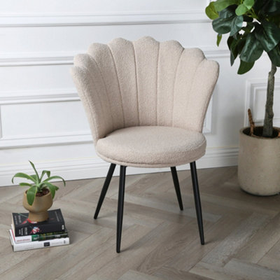 Mini Flora - Boucle Occasional Chair With Floral Design - image 1