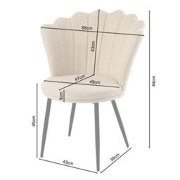 Mini Flora - Boucle Occasional Chair With Floral Design - thumbnail 8
