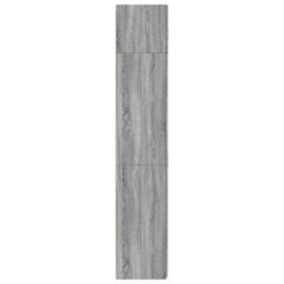 Berkfield Storage Cabinet Grey Sonoma 80X42.5X225 Cm Engineered Wood - thumbnail 7