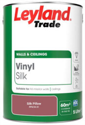 Leyland Trade Vinyl Silk Walls & Ceilings Emulsion Paint Silk Pillow (Ppg18-31) - 5L - thumbnail 2