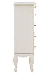 Orsina Elegant Design 5 Drawer Small Chest White, Functional Storage Cabinet, Versatile Chest For Livingroom - thumbnail 3