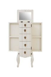 Orsina Elegant Design 5 Drawer Small Chest White, Functional Storage Cabinet, Versatile Chest For Livingroom - thumbnail 6