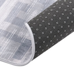 Wyld And Coco Grey Area Rug 140 X 200 Cm - Modern Geometric Pattern, Anti-Slip Backing, Underfloor Heating Compatible - thumbnail 5