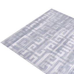 Wyld And Coco Grey Area Rug 140 X 200 Cm - Modern Geometric Pattern, Anti-Slip Backing, Underfloor Heating Compatible - thumbnail 3