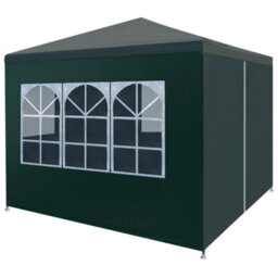 Walplus Party Tent Garden Gazebo Canopy 3X3 M Green - thumbnail 1