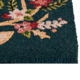 Beliani Doormat Sagay Multicolour 40 X 60 Cm Christmas Motif Coir - thumbnail 4